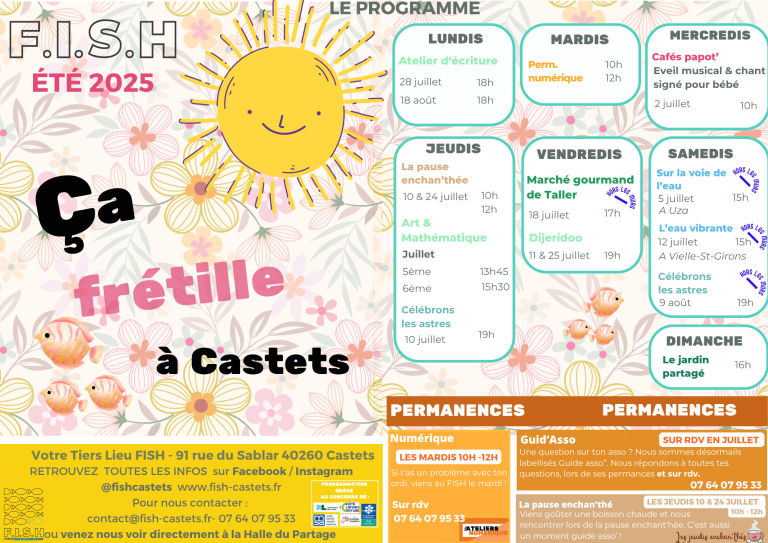 Programme de l'été 25R