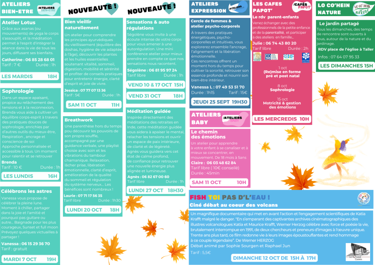 Programme oct 25V1
