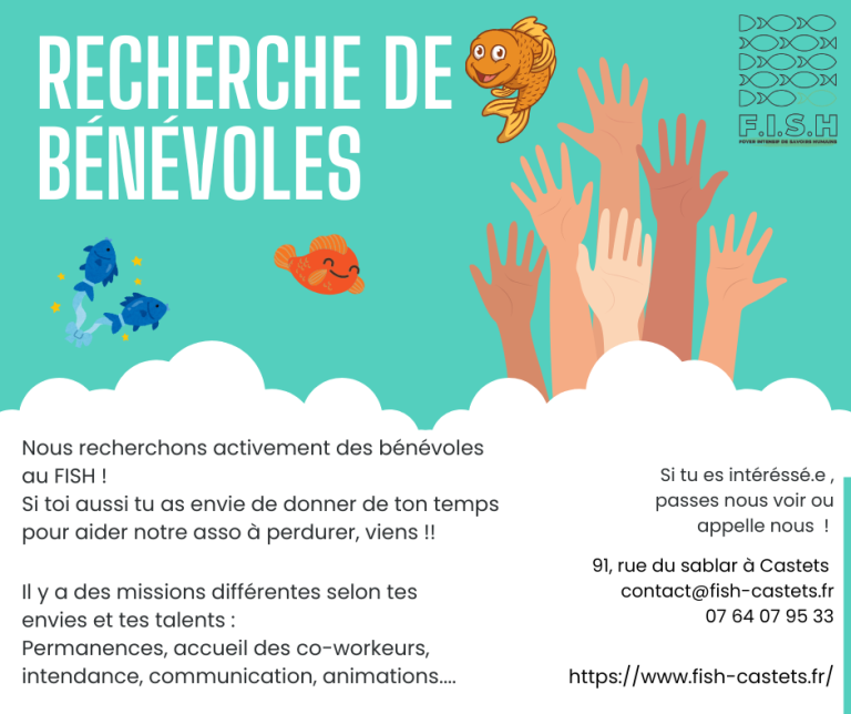 recherche de bénévoles