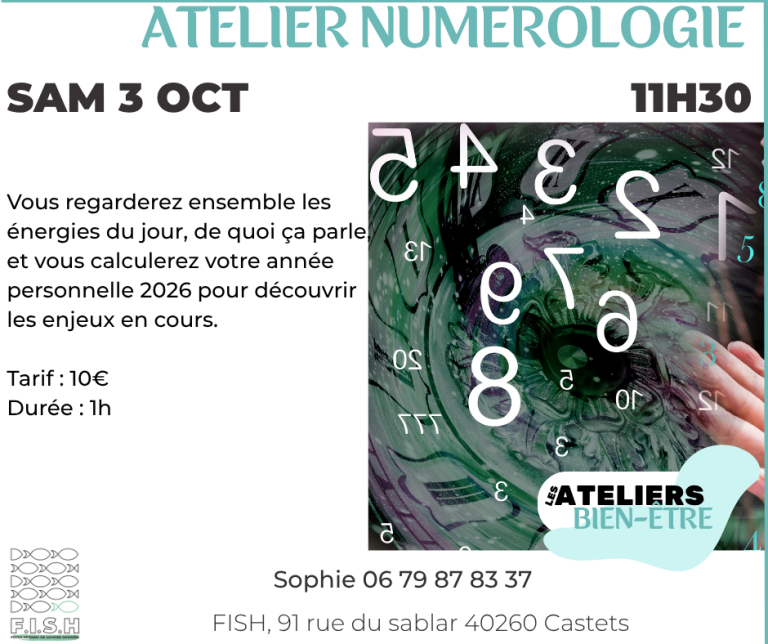 atelier numérologie + desc